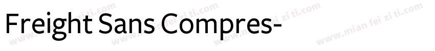 Freight Sans Compres字体转换